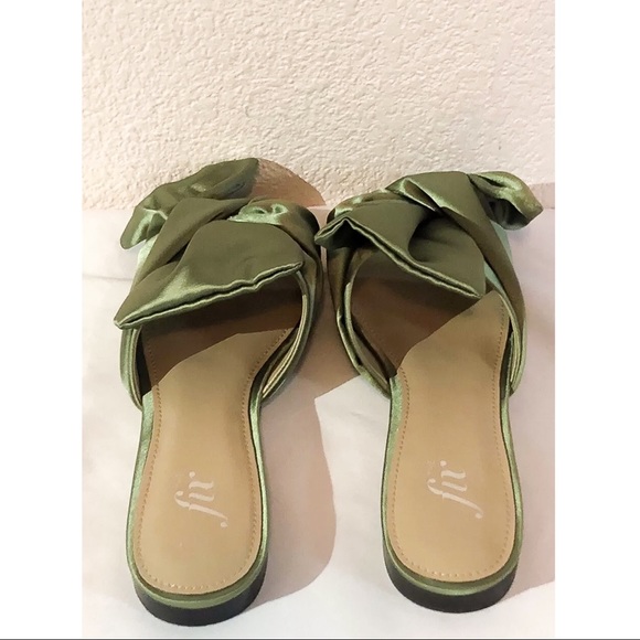 THE FIX NAOMI WOMEN’S OVERSIZED BOW SLIDES SZ 8 - Picture 8 of 10